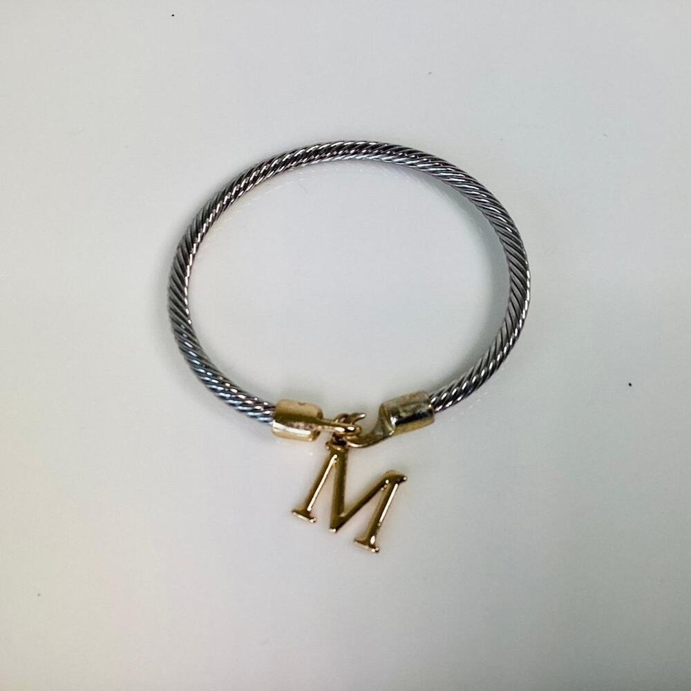 Modern Expressions “M” Initial Rope Bracelet